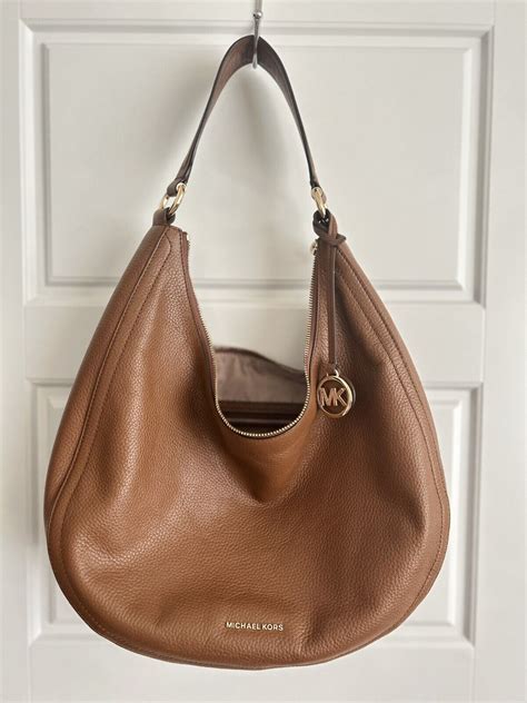 michael kors lydia bag|Michael Michael Kors Lydia Large Leather Hobo Bag .